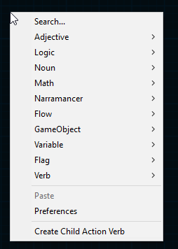 Screenshot of the Node Context Window.