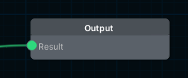 An OutputNode with an output named 'Result'.