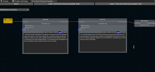 Screenshot of the Narramancer Verb Editor.